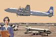 Roden MODEL AIRPLANES Roden 1/144 DC7C Royal Dutch Airliner Kit