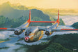 Roden MODEL AIRPLANES Roden 1/144 Fairchild C119C Boxcar USAF Transport Aircraft Kit