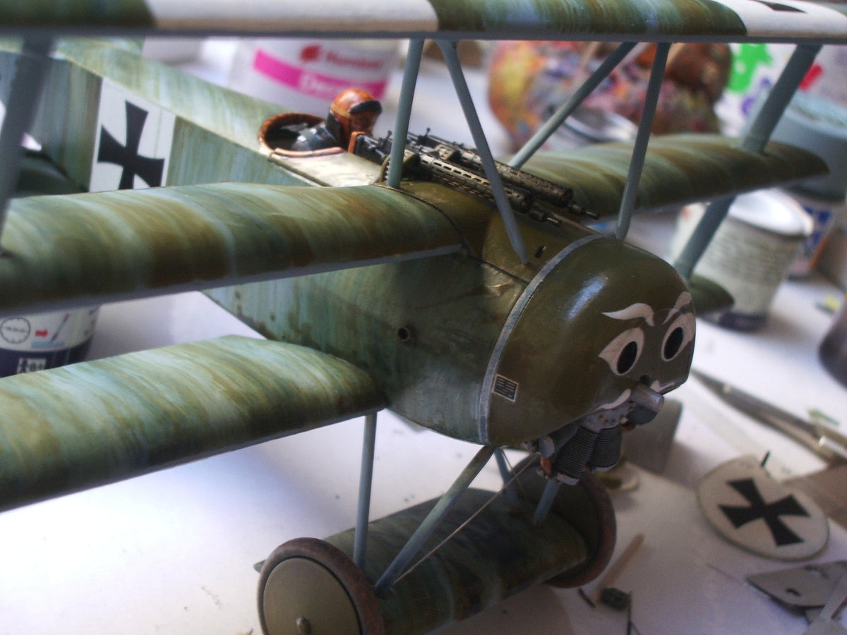 Roden MODEL AIRPLANES Roden 1/32 Fokker FI WWI German Triplane Fighter Kit