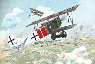 Roden MODEL AIRPLANES Roden 1/48 Fokker D VII (ALB Late) WWI German BiPlane Fighter Kit