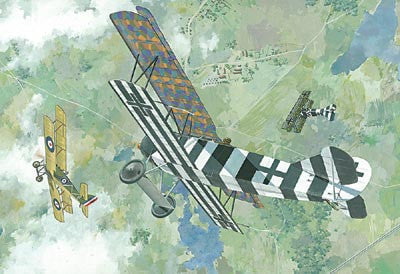 Roden MODEL AIRPLANES Roden 1/48 Fokker D VII (Early) WWI German BiPlane Fighter Kit