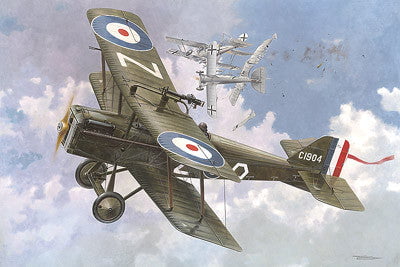 Roden MODEL AIRPLANES Roden 1/48 Se5a RAF BiPlane Fighter w/Wolseley Viper Engine Kit