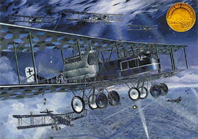 Roden MODEL AIRPLANES Roden 1/72 Gotha G V German Strategic BiPlane Bomber Kit