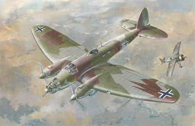 Roden MODEL AIRPLANES Roden 1/72 Heinkel He111E Luftwaffe Bomber Kit