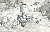 Roden MODEL AIRPLANES Roden 1/72 PKZ2 Tethered Helicopter Kit