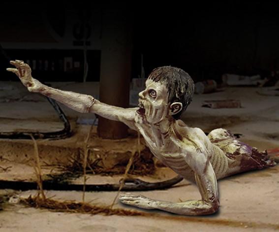 Royal Model MILITARY MODEL Royal Model Sci-Fi 1/35 Half Body Zombie Resin Kit