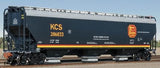 ScaleTrains Scaletrains SXT40332 5188 Covered Hopper, Kansas City Southern/Belle #287342 HO Scale