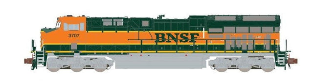 ScaleTrains ScaleTrains SXT40491 GE ET44C4, BNSF/Heritage I #3712 DCC & Sound HO Scale