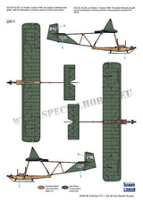 Special Hobby MODEL AIRCRAFT Special Hobby Aircraft 1/48 EoN Eton TX1/SG38 Trainer Glider over Western Europe (New Tool) Kit