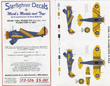 Starfighter Decals DECALS Starfighter Decals 1/72 P26A in Gold USAAC Pt.4