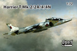 Sword MODEL AIRCRAFT Sword Aircraft 1/72 Harrier T Mk2/2A/4/4N Jet Aircraft Kit
