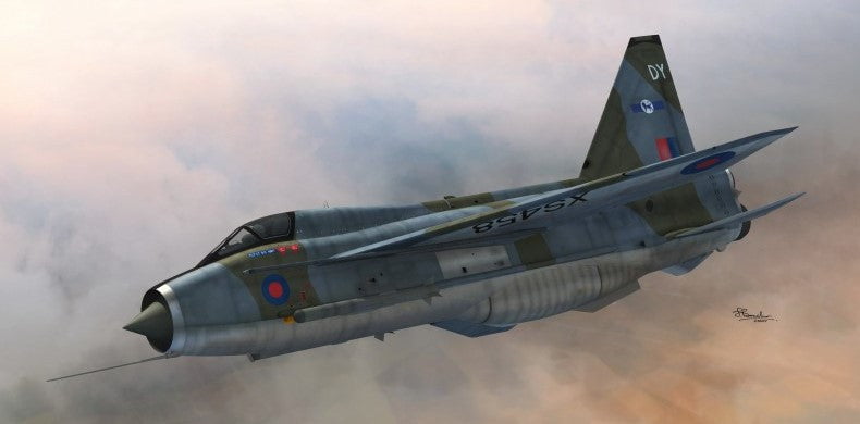 Sword MODEL AIRPLANES Sword Aircraft 1/48 EE Lightning T Mk 5 Fighter Kit