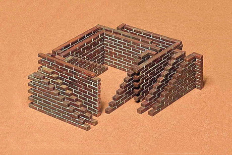 Tamiya MILITARY MODEL Tamiya 1/35 Brick Wall Set Kit