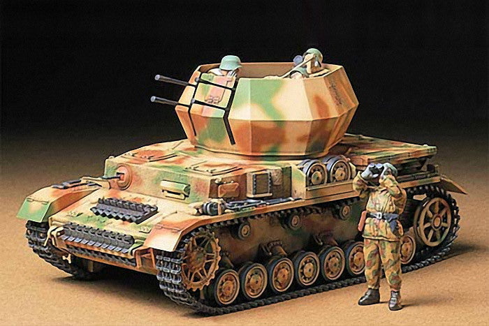 Tamiya MILITARY MODEL Tamiya 1/35 German Flakpanzer IV Wirbelwind Tank Kit