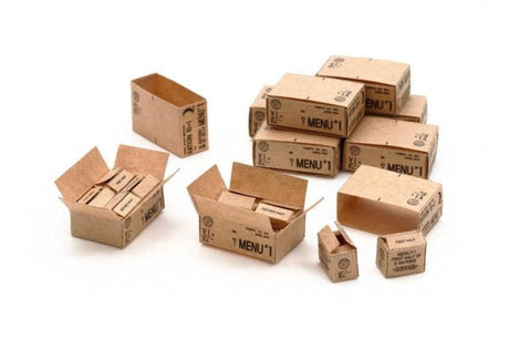 Tamiya MILITARY MODEL Tamiya 1/35 WWII US 10-in-1 Ration Cartons Kit