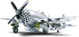 Tamiya MODEL AIRPLANES Tamiya 1/48 P47D Bubbletop Fighter Kit