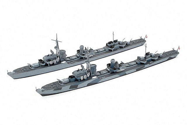 Tamiya MODEL SHIPS Tamiya Model Ships 1/700 German Z Class (Z37-39) Destroyer Project Barbara Waterline (2) Kits