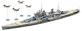 Tamiya MODEL SHIPS Tamiya Model Ships 1/700 HMS Prince of Wales Battleship Battle of Maya Waterline Kit