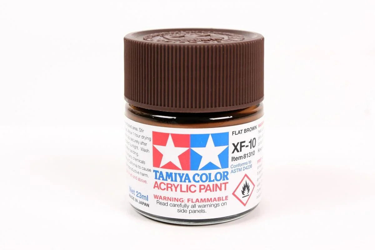 Tamiya Paint Tamiya 81310 XF-10 Flat Brown Acrylic Paint 23ml
