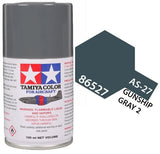 Tamiya Paint Tamiya 86527 AS-27 Gunship Gray 2 Aircraft Lacquer Spray Paint 100ml