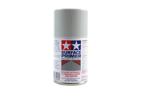 Tamiya Tamiya 87026 Gray Surface Primer for Plastic & Metal 100ml Spray Can