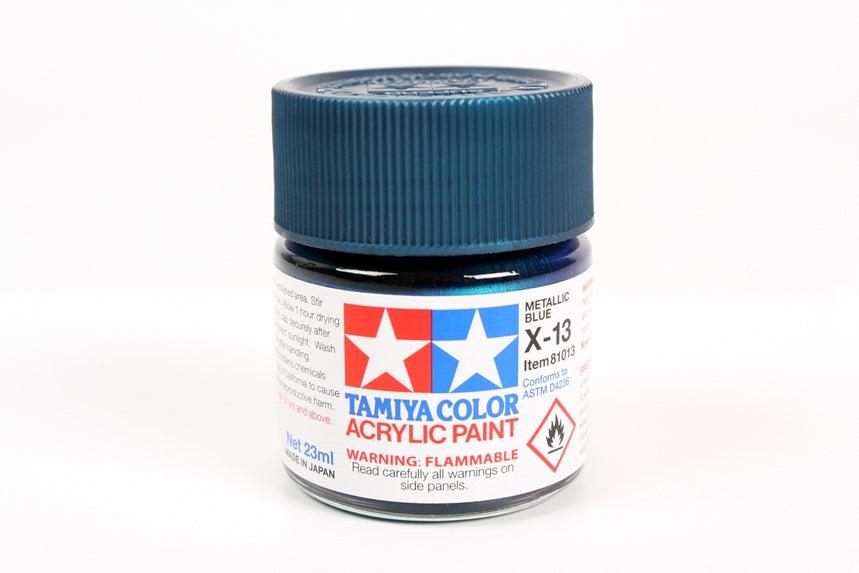 Tamiya Tamiya Hobby Paint Tamiya 81013 X-13  Acrylic Metallic Blue 23ml