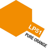 Tamiya Tamiya Hobby Paint Tamiya LP-51  Lacquer Pure Orange 10ml