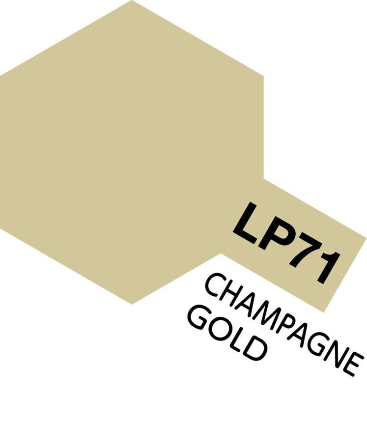 Tamiya Tamiya Hobby Paint Tamiya LP-71  Lacquer Champagne Gold 10ml