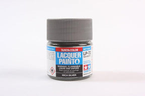 Tamiya Tamiya Hobby Paint Tamiya LP-72  Lacquer Mica Silver 10ml