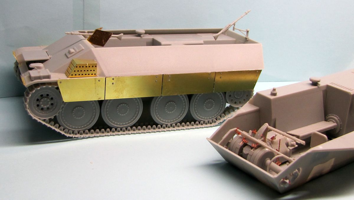 Thunder Model MILITARY MODEL Thunder Models 1/35 WWII German Katzchen Armored Personnel Carrier (New Tool) Kit