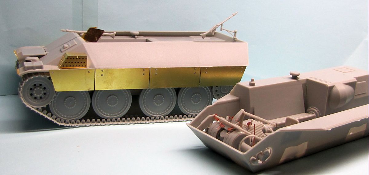 Thunder Model MILITARY MODEL Thunder Models 1/35 WWII German Katzchen Armored Personnel Carrier (New Tool) Kit