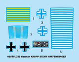 Trumpeter MILITARY MODEL Trumpeter 1/35 German Krupp/Steyr 88mm PaK 43/3 Waffentrager Weapons Carrier Kit