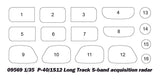 Trumpeter MILITARY MODEL Trumpeter 1/35 P40/1S12 Long Track S-Band Acquisition Radar System (New Tool) Kit