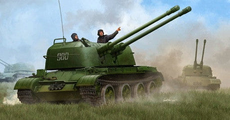Trumpeter MILITARY MODEL Trumpeter 1/35 Russian ZSU57-2 SPAAG Self-Propelled Anti-Aircraft Gun Kit