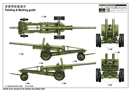 Trumpeter MILITARY MODEL Trumpeter 1/35 Soviet A19 122mm Mod 1931/37 Gun Kit