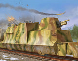 Trumpeter MILITARY MODEL Trumpeter 1/35 WWII German Army Kanonen & Flakwagen Armored Anti-Aircraft Railcar Kit