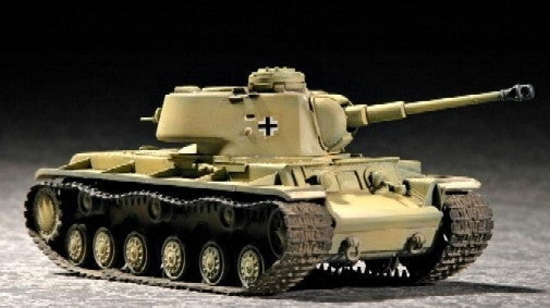 Trumpeter MILITARY MODEL Trumpeter 1/72 German PzKpfm KV1 756(r) Tank Kit