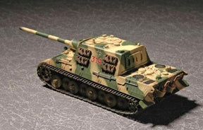 Trumpeter MILITARY MODEL Trumpeter 1/72 German SdKfz 186 Jagdtiger Tank (Porsche Gear) w/Zimmerit Kit