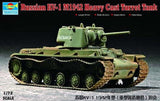 Trumpeter MILITARY MODEL Trumpeter 1/72 Russian KV1 Mod 1942 Tank (Heavy Cast Turret) Kit