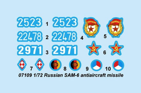 Trumpeter MILITARY MODEL Trumpeter 1/72 Russian SAM6 Anti-Aircraft Missile Kit