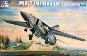 Trumpeter MODEL AIRCRAFT Trumpeter 1/32 MiG23ML Flogger G Soviet Fighter Kit