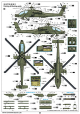 Trumpeter MODEL AIRCRAFT Trumpeter 1/35 AH64A Apache Late Attack Helicopter (New Variant) Kit