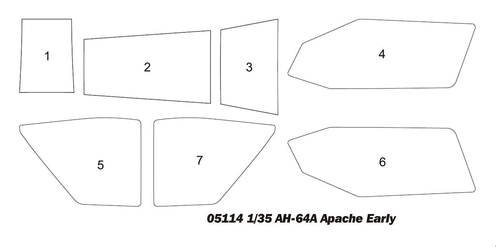 Trumpeter MODEL AIRCRAFT Trumpeter 1/35 AH64A Apache Late Attack Helicopter (New Variant) Kit