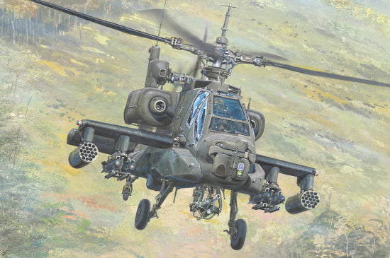 Trumpeter MODEL AIRCRAFT Trumpeter 1/35 AH64A Apache Late Attack Helicopter (New Variant) Kit