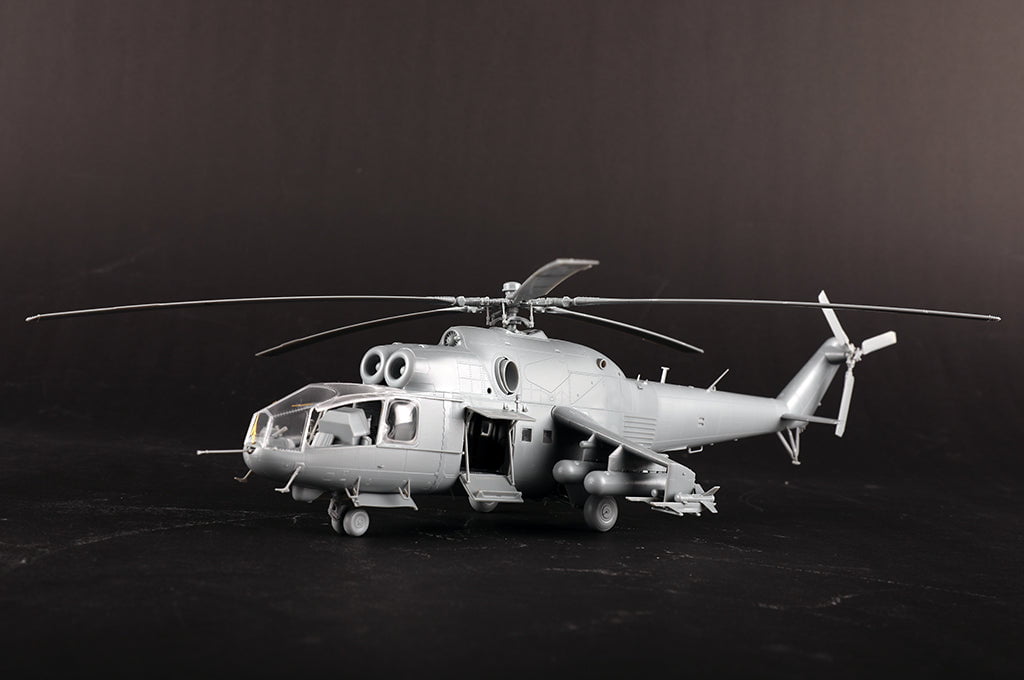 Trumpeter MODEL AIRCRAFT Trumpeter 1/48 Mi24A Hind-B Helicopter (New Tool)