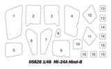 Trumpeter MODEL AIRCRAFT Trumpeter 1/48 Mi24A Hind-B Helicopter (New Tool)