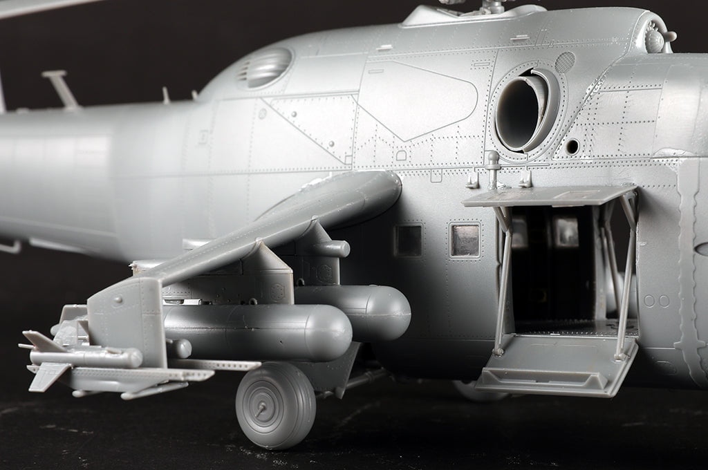 Trumpeter MODEL AIRCRAFT Trumpeter 1/48 Mi24A Hind-B Helicopter (New Tool)