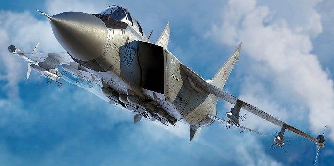 Trumpeter MODEL AIRCRAFT Trumpeter 1/72 MiG31M Foxhound Russian Fighter Kit