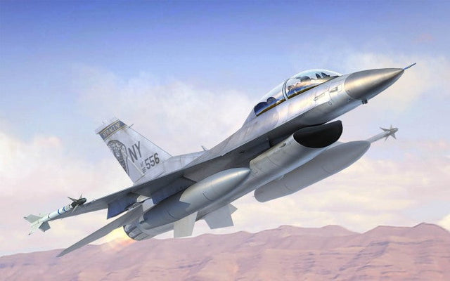 Trumpeter MODEL AIRPLANES Trumpeter 1/144 F16B/D Fighting Falcon Block 15/30 Aircraft Kit