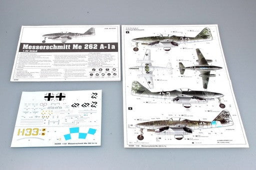 Trumpeter MODEL AIRPLANES Trumpeter 1/32 Messerschmitt Me262A1a German Fighter w/R4M Rocket Kit